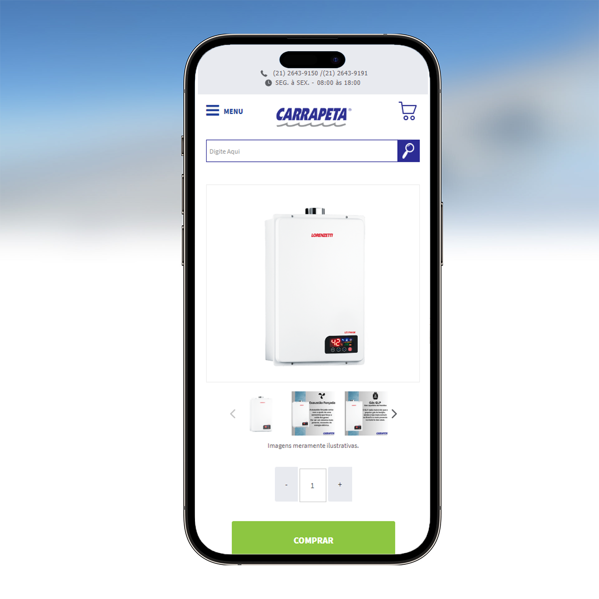 Carrapeta ecommerce - UX/UI project