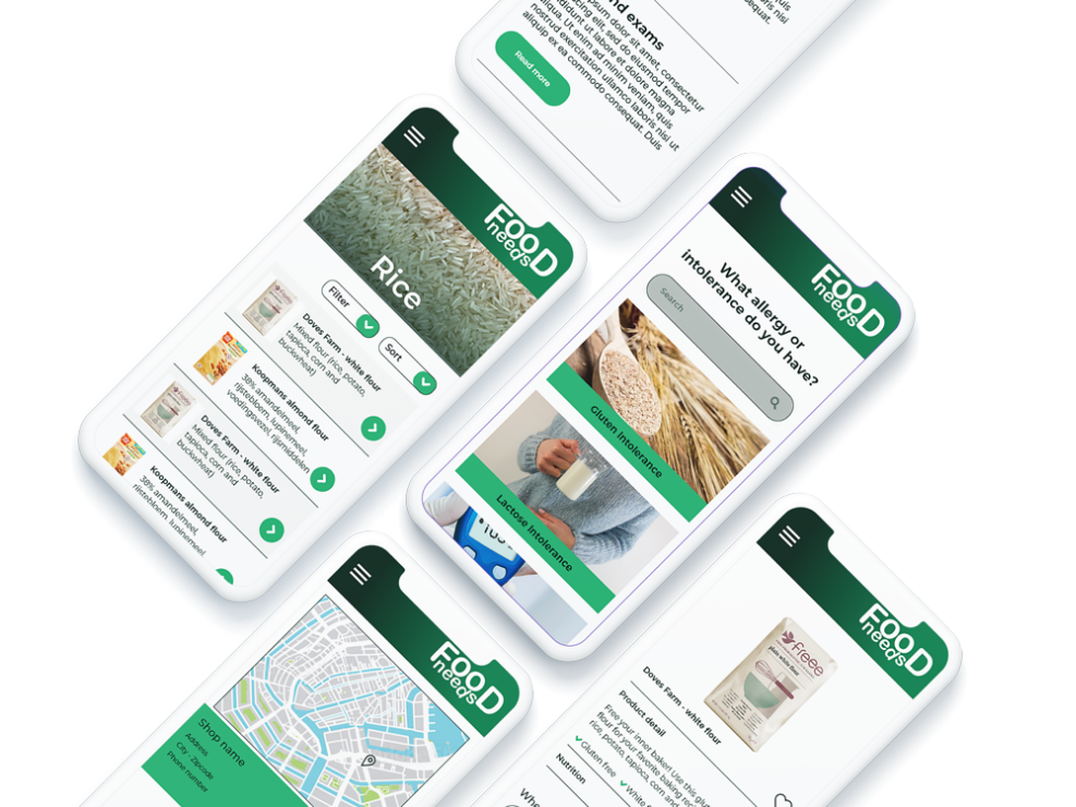 Food Needs UX/UI project