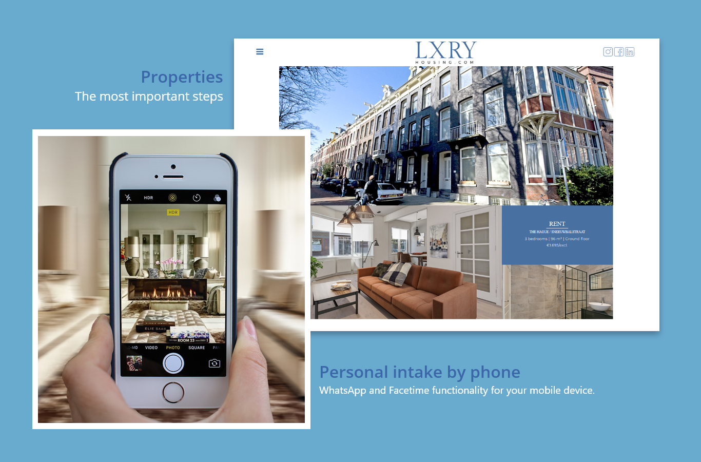 LXRY Housing UX/UI project