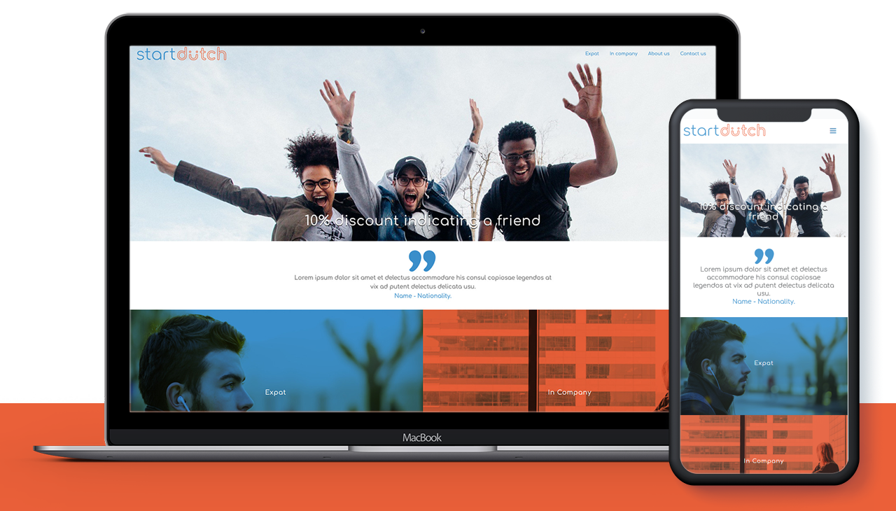 Start Dutch UX/UI project