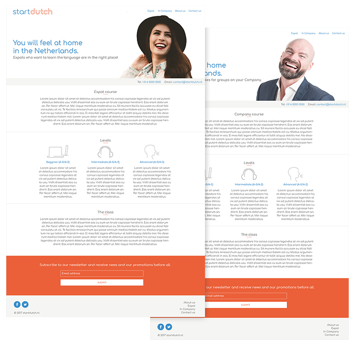Start Dutch UX/UI project