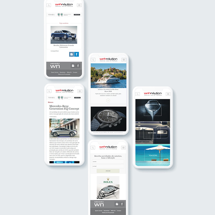 Webnautico UX/UI project